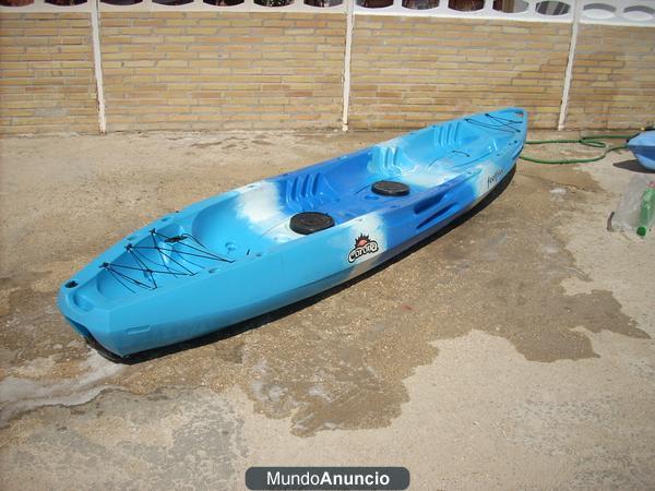 dos kayaks dobles