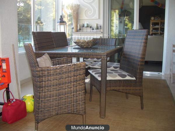 muebles jardin casi nuevos