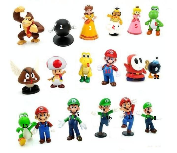 Figuras Super Mario Bros