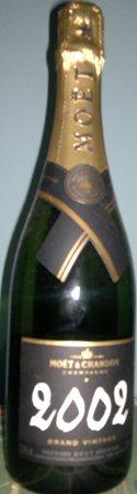 caj. de 6 botellas de Moët & Chandon Grand vitage 2002