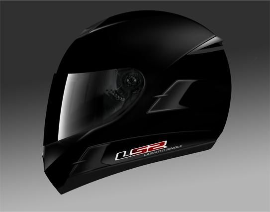 Casco LS2 - Lagarto Single negro mate NUEVO!