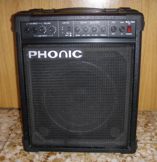 Amplificador de Bajo PHONIC BA30 150€