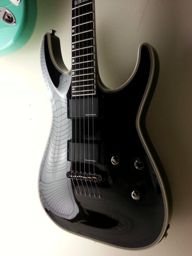 ESP HRF NT BK, E-Gitarre - Guitarra eléctrica