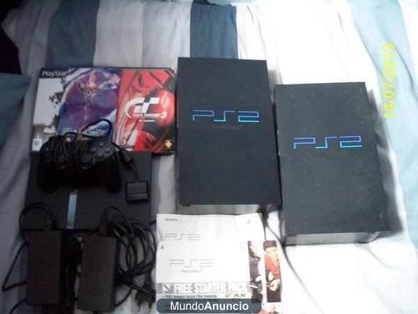 lote de 3  ps2 una slim lente nueva sin usar