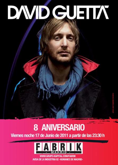 DAVID GUETTA EN EL 8 ANIVERSARIO DE FABRIK