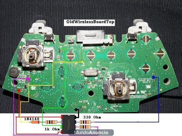 MODIFICACION MANDO XBOX360 PS3 RAPID FIRE