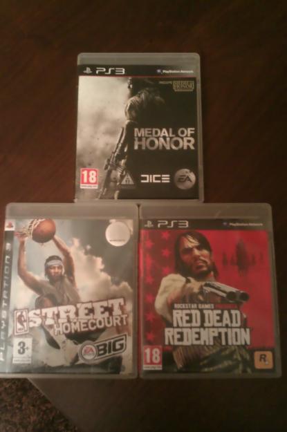 Vendo 3 juegos para ps3