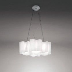 Artemide Logico sospensione mini 4x90° difusor seda lúcido - iLamparas.com