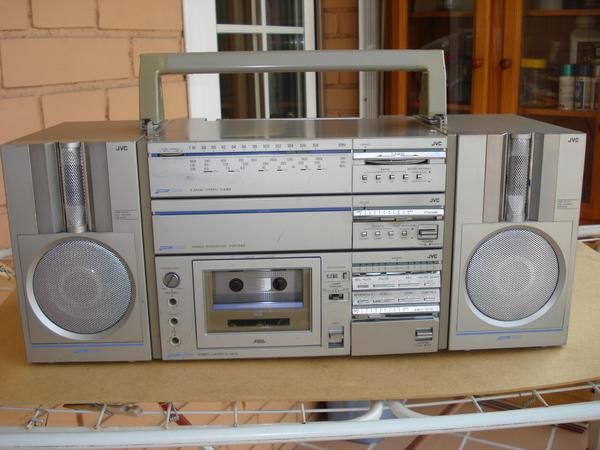 radiocassette vintage 80s jvc pc5