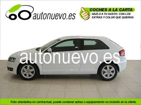 Audi A3 3p  Attraction 1.4Tfsi 125cv.  6vel  Blanco Ibis, Rojo , Negro Brillante. Nuevo.Nacional.