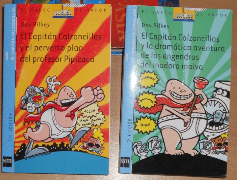 Libros infantiles El Capitán Calzoncillos