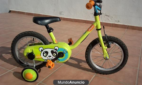 BICICLETA COMO NUEVA PARA NIÑOS DE 3 A 5 AÑOS