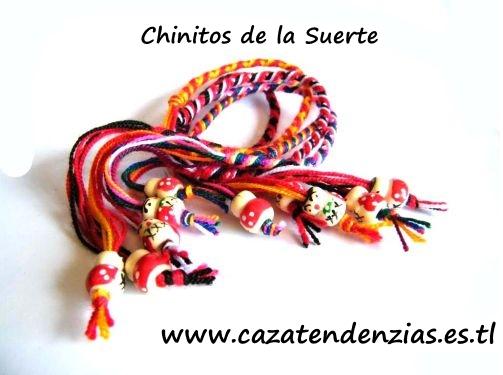 CHINITOS DE LA SUERTE-la moda de este verano-llenate de color y de suerte!!!!!