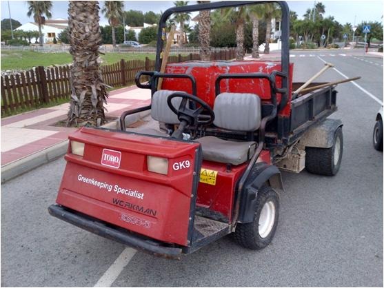 Maquinaria para campo de Golf