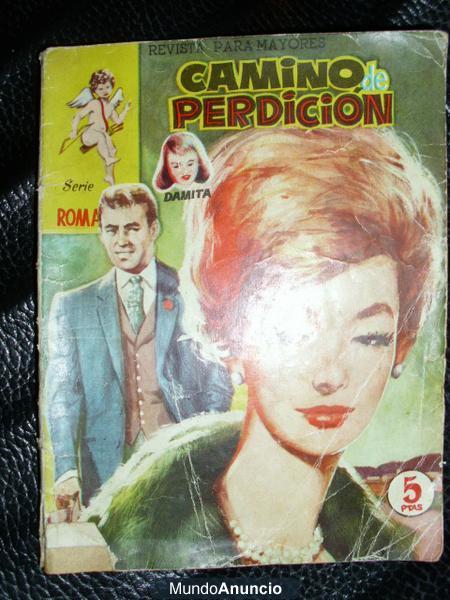 Vendo novela Serie Romantica. Titulo Camino de perdición Nº 13 de Exclusivas FERMA. Colección DAMITA. aÑO 1958.