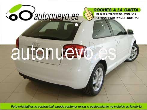 Audi A3 3p  Attraction 1.6 Tdi  105cv.   Stronic. Blanco Ibis, Rojo , Negro Brillante. Nuevo.Nacional.