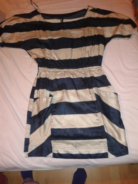 Vestido rayas bershka talla S