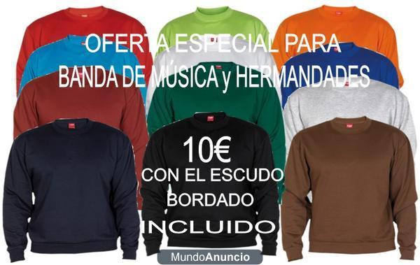 Sudaderas 10€ Roly con Bordado