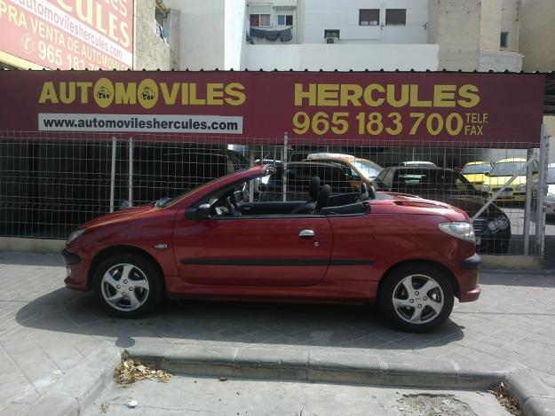 Peugeot 206 CC 1.6 CABRIO IMPECABLE acepto cambio Y COMPRO al contado 3999 €