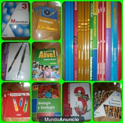 libros de texto 3º ESO