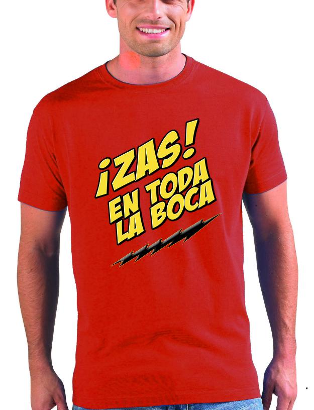 camiseta big banh theory - zas en toda la boca