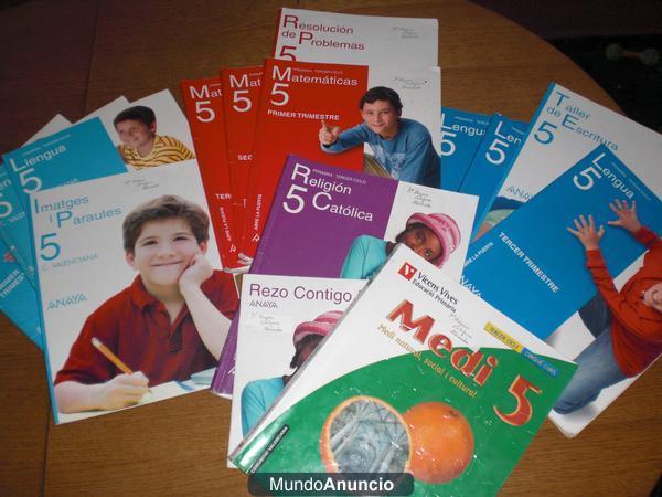 libros de texto 5 primaria