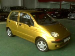 DAEWOO Matiz 0.8l SE, ORO METALISADO, año 1999, 53000 km, Aire acondicionado,Pintura metalizada,Airbag.direccion asistid