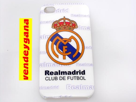 NUEVA FUNDA CARCASA DURA PARA IPHONE 4 4G REAL MADRID