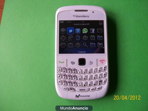 BLACKBERRY 8520 WHITE COMPLETA. LIBRE