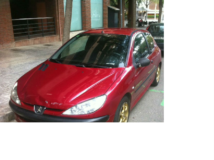 Urge venta peugeot 206 del 2001 con 90 mil km rojo con llantas por solo 990€ motor funcion