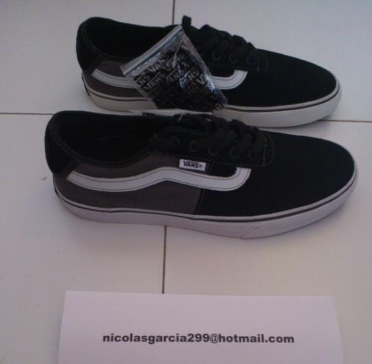 zapatillas vans rowley spv, 40 euros negras y grises