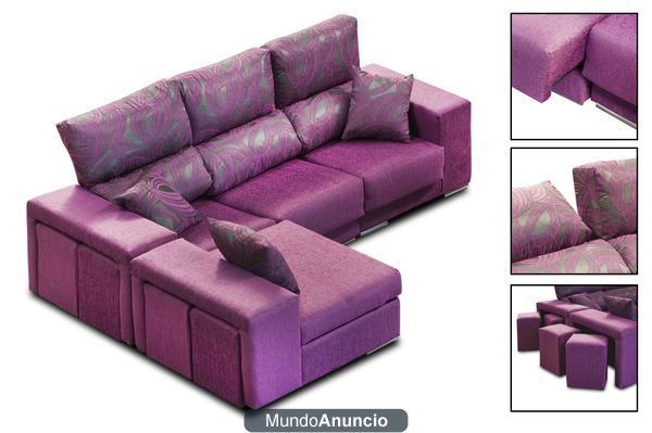 SOFA 3 PLAZAS CON CHISELNONGUE NUEVO A COSTE