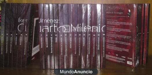 CUARTO MILENIO - COLECCIÓN COMPLETA - 25 libro-dvds íker jiménez