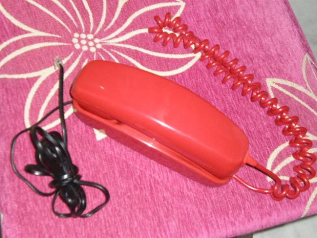 TELEFONO GONDOLA  ROJO PERFECTO CON CONEXIÓN MODERNA