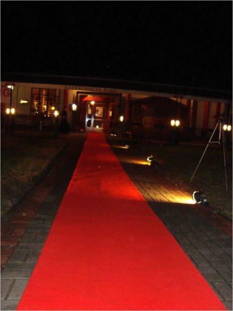 alfombra roja para las bodas