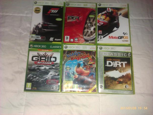 lote de 6 juegos originales de xbox 360