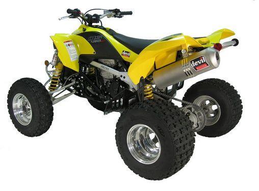 REF. 62019 ESCAPE DEVIL QUADRA RACING 96dB INOX GRENALLA CANAM 450 DS EFI 2007-