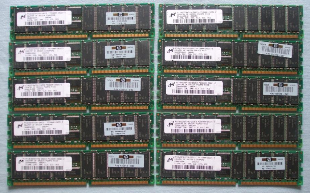 10 memorias ram ddr 50€ perfectas madrid