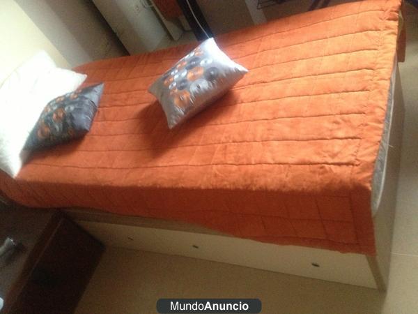 cama de 90cm con canape.sin uso