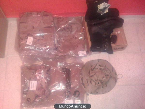 SE VENDE LOTE DE ROPA MILITAR NUEVA(MODELO 2012 PIXELADO)