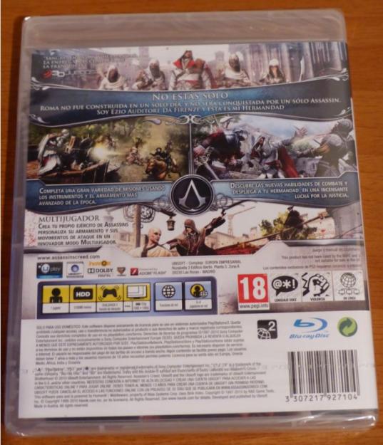 assassins creed la hermandad nuevo ps3