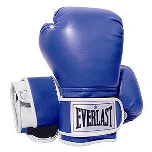 Guantes de boxeo everlast azules 12 oz