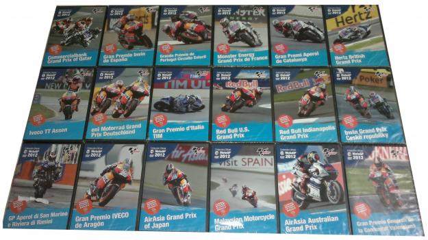 Colección oficial DVDs Moto GP 2012