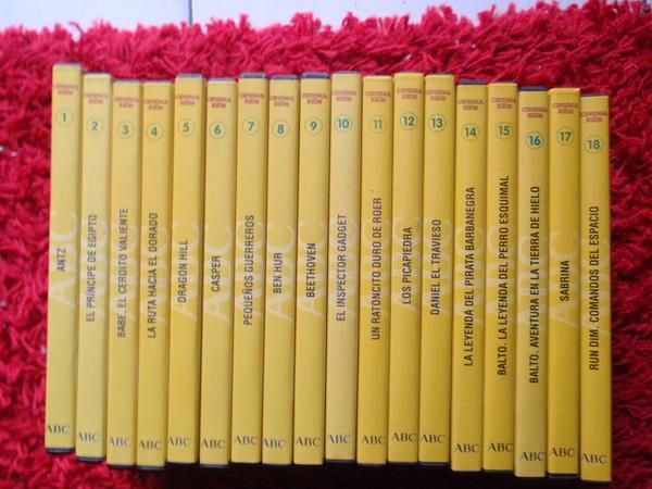 Coleccion cinema kids, 17 dvds