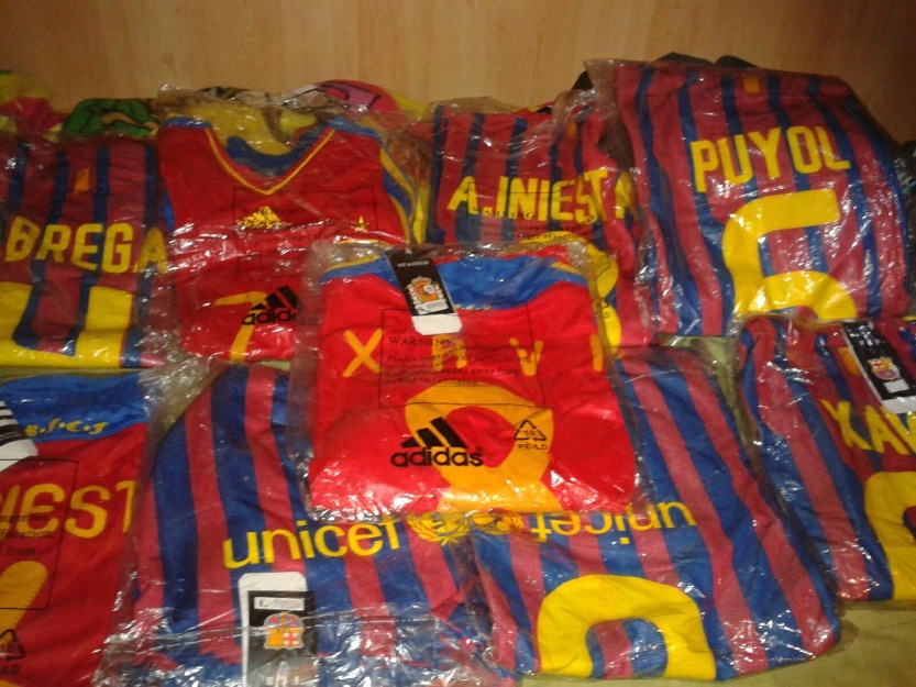 ◤◤equipaciones futbol barcelona madrid españa malaga 18€◥◥