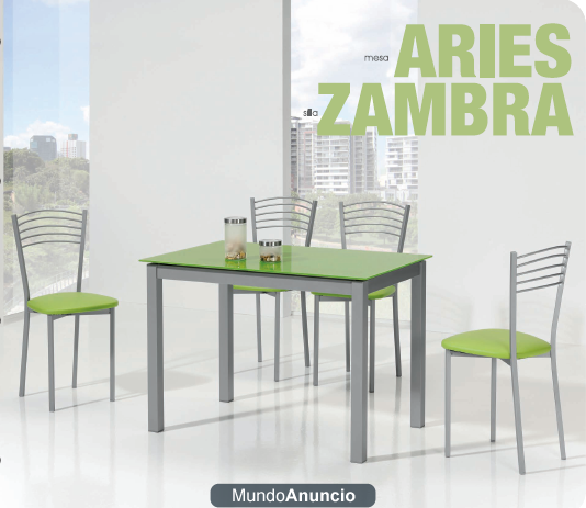 Mesa Aries, silla Zambra