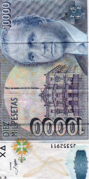 billete 10000 pesetas