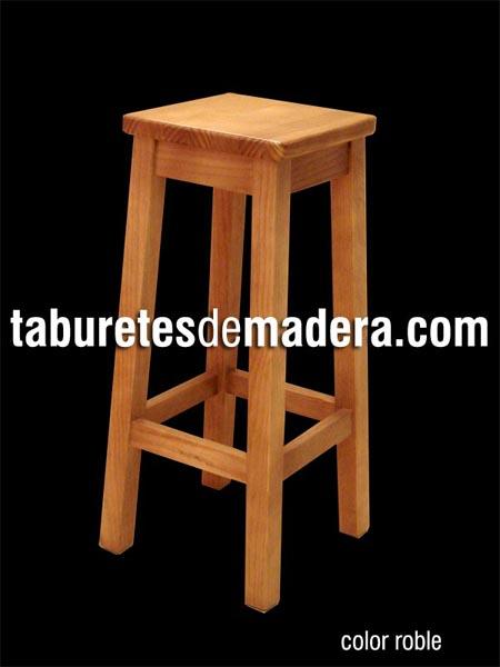 TABURETES  ALTOS DE MADERA PINTADOS - NUEVOS