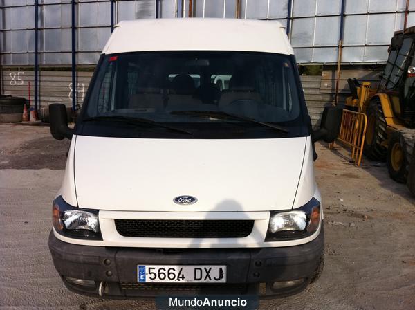 vendo ford transit año 2006.100 t 300.100cv.mini bus acristalado en perfecto estado...