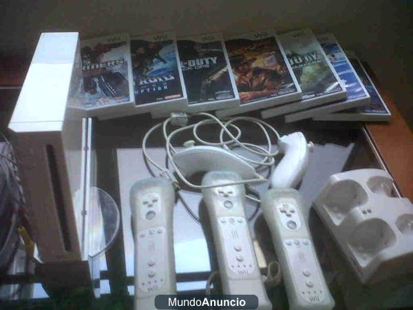 Nintendo Wii con 35 juegos